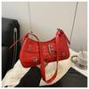 2025 Moda Remache Simple Primavera Nueva Moda Estilo Occidental Diseño Personalizado Bolso de Hombro Cruzado Axilar para Mujer