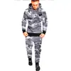 Nuevo Sudadera Casual Deportiva de Fitness al Aire Libre para Hombre Traje Camuflado por Sublimación
