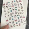 Lindos Pegatinas de Arte para Uñas de Dibujos Animados Gato Kt Repujadas Hellokitty Hello Kitty Manual DIY Pegatinas Decorativas para Uñas Ccd