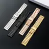 Para reloj Huawei Samsung correa de acero con hilo grueso de una sola hebra correa ajustable correa de liberación rápida GT2/46mm correa