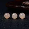 Chalcedônia de Hetian Raiz de Lótus em Pó Contas de Jade Contas Soltas Semi-Acabadas DIY Pulseira Tecida à Mão Material de Contas para Colar de Jade