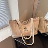 Bolsa de Lona para Mujer Gran Capacidad 2025 Otoño Nuevo Aspecto de Alta Calidad Bolso de Hombro Estudiante Universitario Clase Trabajo Ropa Bolsa de Mano