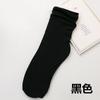 Calcetines apilados para niños, de color liso, combinables, en color caramelo, hasta la mitad de la pierna, de terciopelo, finos, rectos y sin tacón.