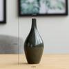 Estilo Zen Preto Nórdico Mediterrâneo Europeu Cerâmica Vaso de Flores Secas Pequeno Fresco Estilo Chinês Corredor Decorativo Ornatos de Flores