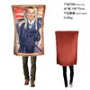Fantasia Cosplay Divertida de Pintura Famosa Transfronteiriça para Adultos, Traje Criativo de Performance para Halloween da Mona Lisa, Roupa para Eventos de Campus