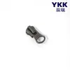 Tirador de cremallera YKK original #5 cabeza rectangular de metal DA8 para bolsos chaquetas de plumas ropa de abrigo tirador de cremallera YKK de autobloqueo