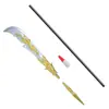 Armas antiguas de los Tres Reinos periférico 180CM Cuchillo arma Qinglong Yanyue de Guan Yu alabarda de luna única molde de juguete de plástico utilería