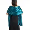 Venta caliente transfronteriza nuevo chal europeo y americano para vestido de noche, vestido de novia, cheongsam, satén, color liso, chal de color liso para mujer