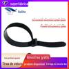 Fivela de Nylon Velcro Correia de Amarração Pulseira Forte Autoadesiva Fivela de Pressão Correia Auto-travante Amarração