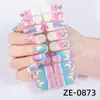 Zhengxiang Película de Esmalte de Uñas Nueva Transfronteriza Pegatinas para Uñas Estampado en Caliente 3D Cielo Estrellado Brillante Estrella y Luna Destello Rosa Cebolla Pegatinas para Uñas