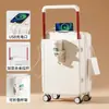 Nueva Maleta de Cabina Elegante con Cerradura de Contraseña, Modelo 2024, Ruedas Silenciosas, Equipaje de Viaje para Mujeres, Estilo Fresco para Estudiantes
