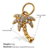 Ticai Nuevo Estilo Europeo y Americano Caballo Marino y Tortuga Incrustados con Pedrería Colgante Estilo Marino Concha de Caracol Colgante DIY Delfín Joyería