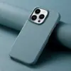 Adecuado para Apple 17Pro Max Funda con Pegatina de Borde Aceitado con Patrón de Lichi Modelo Ip16E/15/14/13 Cubierta Trasera de Teléfono Móvil