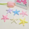 Estrela do Mar Artificial Grande Multicolorida Criativa Feita à Mão DIY Acessórios de Cola de Creme Pequenos Acessórios de Resina Materiais para Joias Atacado