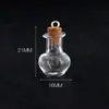 Venta al por mayor del fabricante Mini Botella Transparente de Deriva, Botella de los Deseos, Botella Pequeña de Vidrio con Corcho, Botella Colgante, Botella de Perfume, Colgante para Teléfono