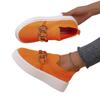 Zapatos Nuevos de Mujer de Gran Tamaño Transfronterizos Suela Gruesa Tejido Volador Transpirables de Caña Baja Zapatos de Mujer Transfronterizos Slip-On Zapatos Mocasines Perezosos Wish