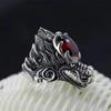 Anillo de dragón japonés y coreano para hombre, anillo de dragón abierto de personalidad única, anillo para el dedo índice, anillo de dragón retro dominante para mujer, Sociedad de la Moda