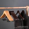 Madera Sólida traje ropa colgando pantalones ropa colgando estante de madera para pantalones pinza para pantalones soporte de ropa sin costuras perchero de ropa perchero de madera venta al por mayor