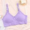 Ropa Interior de Lactancia sin Aro para Mujeres Embarazadas Sujetador de Apertura Frontal con Broche Lactancia Anti-galactorrea Talla Grande Sujetador Push-up para Mamá Postparto