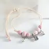 Nuevo Pulsera de Cerámica Dezhou Estilo Nacional para Mujer, Pulsera Versátil de Perlas de Porcelana Literaria, Pulsera de Diseño Nicho para Pareja Estudiante