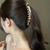 Estilo coreano Retro Clipe de um caractere Grampo de cabelo feminino 2024 Novo High-end Back of Head Disc Cabelo Fixo Clipe Horizontal Banana Clip Grampo de cabelo
