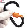 Cerradura de arenado Hebrew 8#D 80*45*7.4mm cerradura roscada gancho de resorte de seguridad color negro pistola accesorios para exteriores