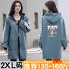 Nuevo Delantal Antifouling Engrosado Overol Forrado de Lana Ropa Exterior para Mujer Estampado Manga Larga Ropa de Trabajo Chaqueta Cálida para Hombre