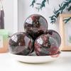 Bola de cristal de piedra rosa natural, piedra cruda pulida, bola de energía Feng Shui, decoración del hogar, artesanías, adornos al por mayor