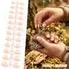 Unhas Postiças Infantis de 24 Peças Estilo Francês Modernas para Comércio Exterior com Tiras de Extensão e Decoração