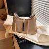 Bolsa de Ombro de Alta Qualidade com Senso de Moda de Nicho para Axila Feminina Nova Primavera e Verão 2025 Bolsa Tote Casual Portátil para o Dia a Dia