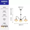 Luminária de Teto Estrela de Hall Designer Estilo Medieval Francês Murano Luminária Romântica para Quarto Atmosfera de Alto Padrão Lustre para Sala de Estar