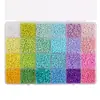 Caja de Set de 24 Compartimentos para Cuentas Xiaomi Transfronteriza Kit de Materiales para Accesorios de Pulsera de Cuentas Hecha a Mano DIY Pulsera Educativa para Niños Collar