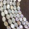 Ovo de moluscos de água doce em forma de contas várias especificações brincos de furo reto colar pulseira artesanato materiais acessórios de joias faça você mesmo