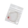 Bolsa de PVC con autosellado para guardar joyas, pulseras, brazaletes, bolsas de plástico con agujeros, bolsas de embalaje selladas gruesas.