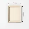 Estilo Antiguo Brocado de Canción Imán para Refrigerador Accesorios DIY Bordado Dai Marco Redondo para Foto Montaje Bordado Pieza de Madera Imanes para Refrigerador Hechos a Mano Accesorios