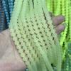 Nuevas cuentas de vidrio de 8 mm con diseño de flor de imitación de cristal, redondas, esmaltadas de colores, sueltas, para pulseras, collares y accesorios de joyería.