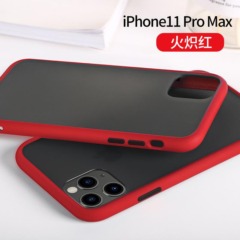 11Pro Max[火炽红+送2组按键配色]气囊防摔★亲肤不