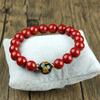 Pulsera de Cinabrio Oro Púrpura Círculo Único Múltiples Círculos Pulsera de Cinabrio para Mujer Año Animal Pulsera Roja Dios de la Riqueza de Cinco Vías Pulsera DIY