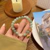 Lago Sombra Lu Song ~ Estilo Étnico Retro de Literatura y Arte Pulsera con Colgante de Calabaza de Jade Pulsera Conmemorativa de Viaje Pulsera para Estudiante