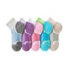 Nuevos calcetines de otoño e invierno para mujer, calcetines deportivos de tubo medio con combinación de colores, calcetines de entrenamiento para correr transpirables absorbentes de sudor, talón grande, venta al por mayor