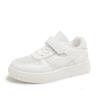 Tênis Infantil, Tênis Branco, Sapatos de Menina, Novos Sapatos Brancos Primavera e Verão, Solas Macias para Meninos, Perfurados, Versátil para Crianças de Meia-Idade e Grandes