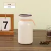 Taza de Leche Linda Estilo Japonés para Estudiantes, Gran Capacidad, Diseño Sencillo, Taza Térmica, Acero Inoxidable 304, Alto Valor Estético, Taza de Viaje Conveniente