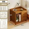 Ins Mesa de cabeceira simples moderna original madeira cor creme estilo pequeno armário de arrumação de armário de armazenamento de quarto doméstico