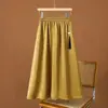 Saia de Cetim Popular Estilo Chinês Verão 2026 Nova Saia Longa de Cintura Alta Jacquard Saia de Alta Qualidade Estilo Chinês Novo Estilo Chinês