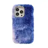 Adequado para Apple 16/17 Promax, Capa de Celular de Pelúcia Colorida em TPU, Disponível Exclusivamente para Vendas Transfronteiriças