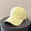 Gorra de Béisbol Bordada con Letra Fina Estilo Coreano para Mujer, Streetwear, Parte Superior Suave, Visera Ancha, Hace que la Cara se Vea Más Pequeña, Versátil, Gorra de Béisbol para Primavera/Verano, Casual