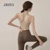Roupas de Yoga Tops para Mulheres Primavera 2026 Novo Esportivo Manga Longa Corrida Pilates Treinamento À Prova de Choque Conjunto de Roupas Fitness