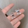 Lindos Aretes Pequeños de Acrílico Diseño Nicho Femenino 2021 Nueva Moda Joyería de Qingdao