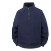 Sudadera Nueva de Otoño 2026 para Hombre con Media Cremallera y Cuello Alto, Corte Holgado, Moderna, Casual, Versátil, Top de Manga Larga de Gama Alta