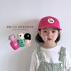 Chapéu infantil primavera e verão novo desenho animado expressão engraçada meninos repicado cap meninas ao ar livre viagem guarda-sol boné de beisebol